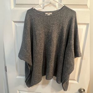 Bass Poncho Gray in Color S: S/M